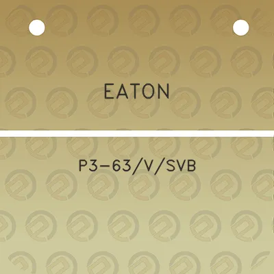 eaton-p3-63vsvb