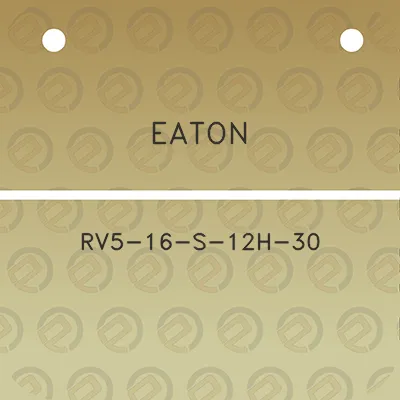 eaton-rv5-16-s-12h-30