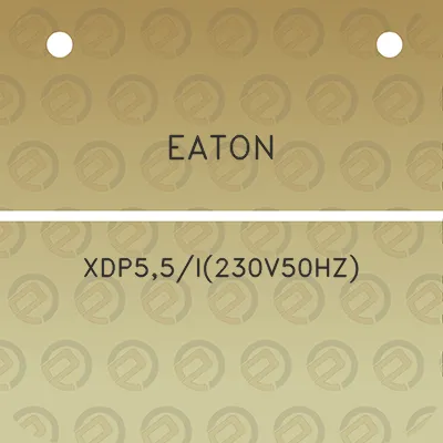 eaton-xdp55i230v50hz