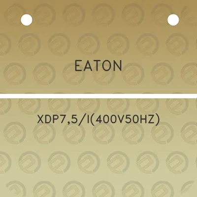 eaton-xdp75i400v50hz