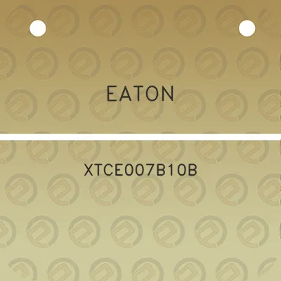 eaton-xtce007b10b