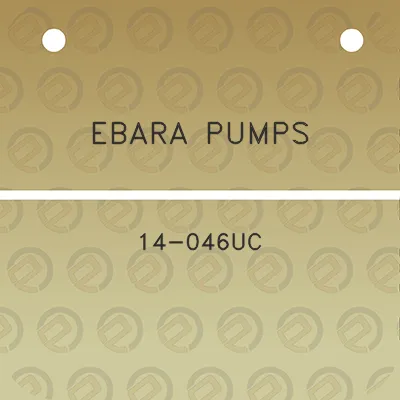 ebara-pumps-14-046uc