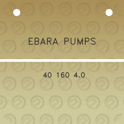 ebara-pumps-40-160-40