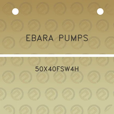 ebara-pumps-50x40fsw4h