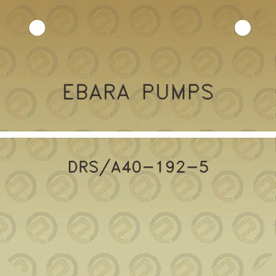 ebara-pumps-drsa40-192-5