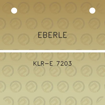 eberle-klr-e-7203