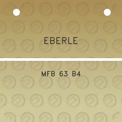 eberle-mfb-63-b4