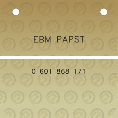 ebm-papst-0-601-868-171