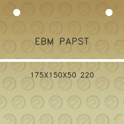 ebm-papst-175x150x50-220