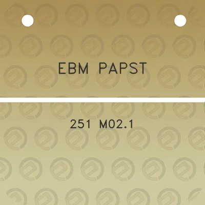 ebm-papst-251-m021