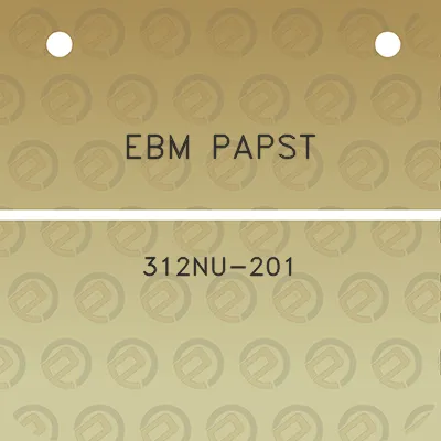 ebm-papst-312nu-201