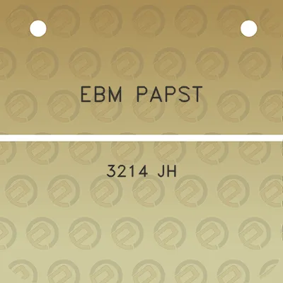 ebm-papst-3214-jh