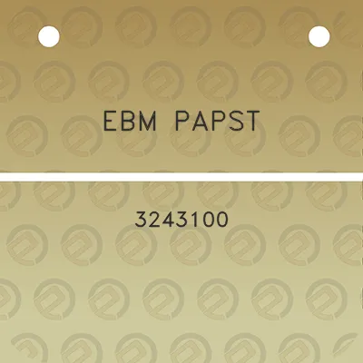 ebm-papst-3243100