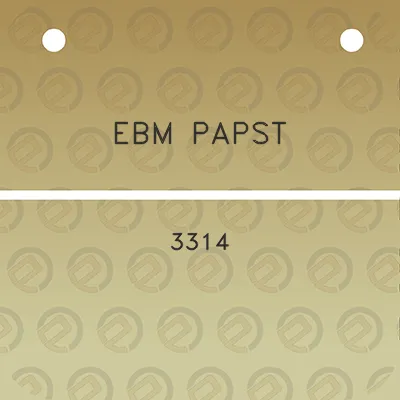 ebm-papst-3314