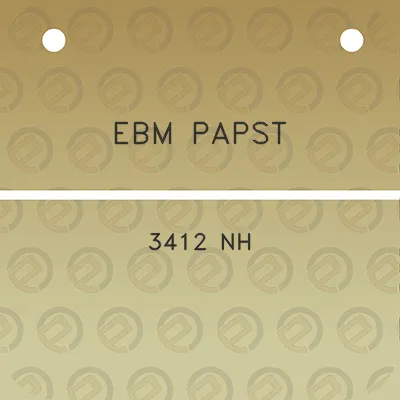 ebm-papst-3412-nh