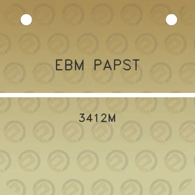 ebm-papst-3412m