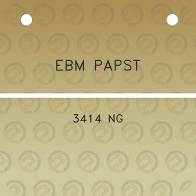 ebm-papst-3414-ng