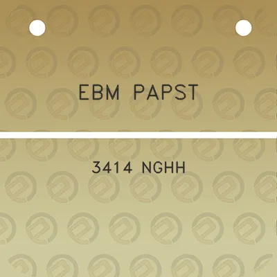 ebm-papst-3414-nghh