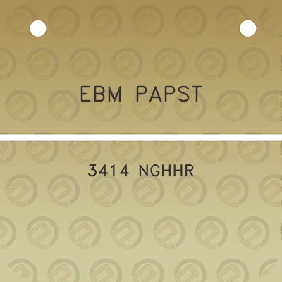 ebm-papst-3414-nghhr