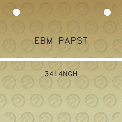 ebm-papst-3414ngh