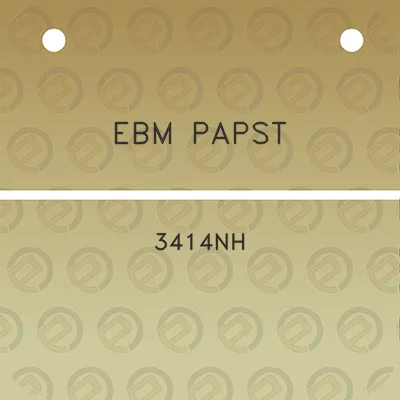 ebm-papst-3414nh