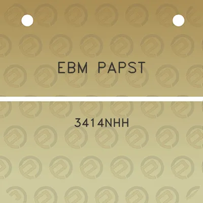 ebm-papst-3414nhh