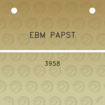 ebm-papst-3958