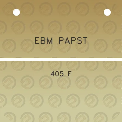 ebm-papst-405-f