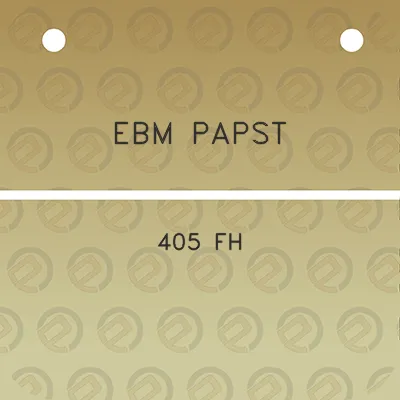 ebm-papst-405-fh