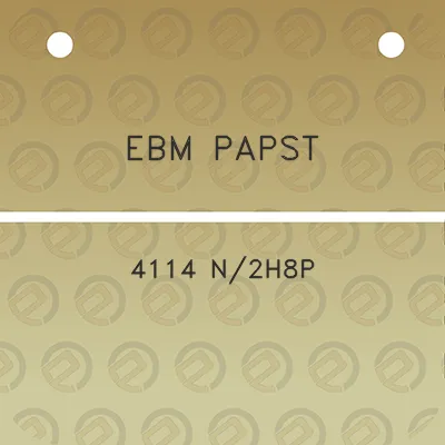 ebm-papst-4114-n2h8p