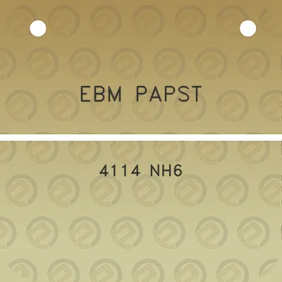 ebm-papst-4114-nh6