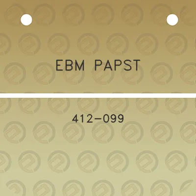 ebm-papst-412-099