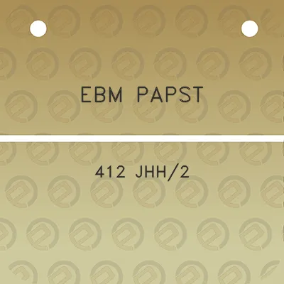 ebm-papst-412-jhh2