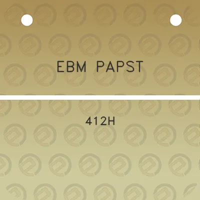 ebm-papst-412h