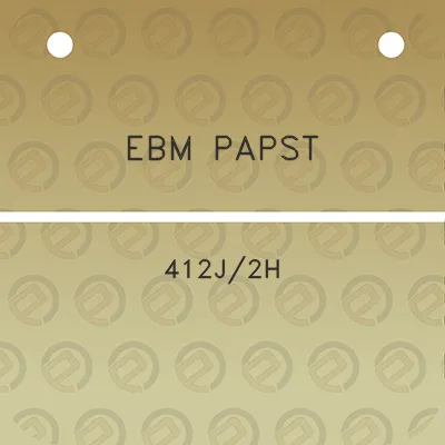 ebm-papst-412j2h