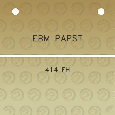 ebm-papst-414-fh