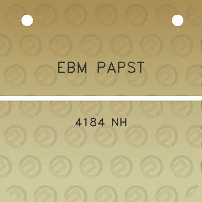 ebm-papst-4184-nh