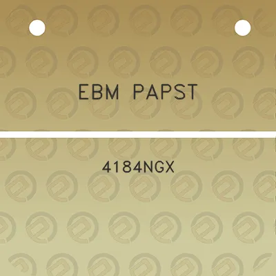 ebm-papst-4184ngx