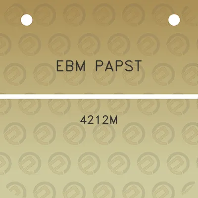 ebm-papst-4212m