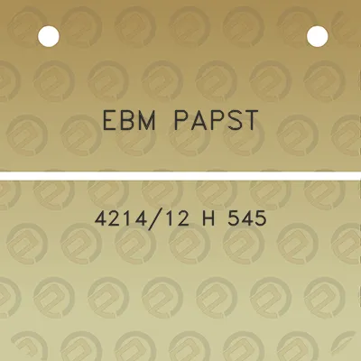 ebm-papst-421412-h-545