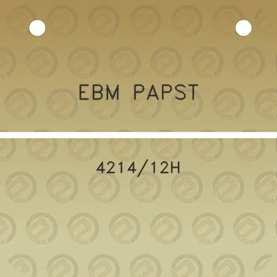 ebm-papst-421412h