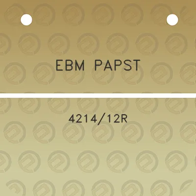 ebm-papst-421412r