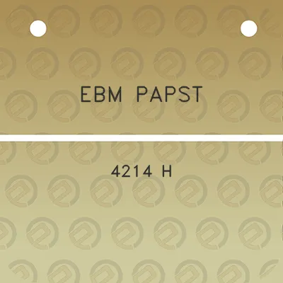 ebm-papst-4214-h