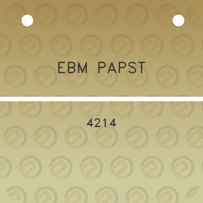 ebm-papst-4214