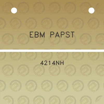 ebm-papst-4214nh