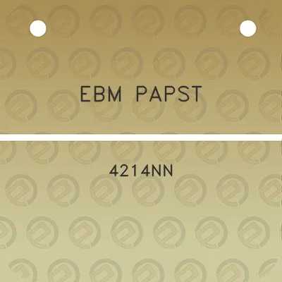 ebm-papst-4214nn