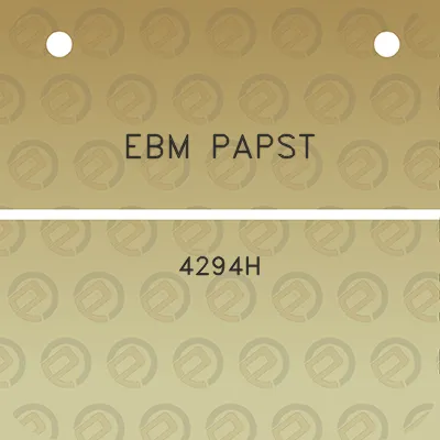 ebm-papst-4294h