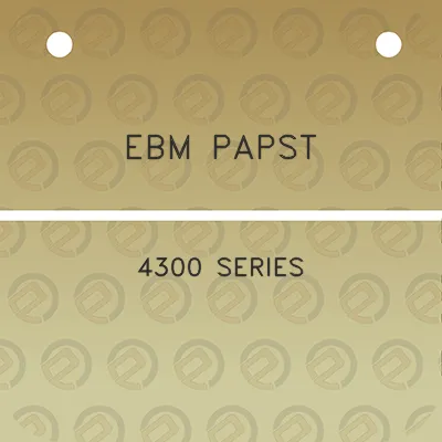 ebm-papst-4300-series