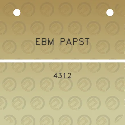 ebm-papst-4312