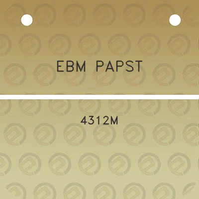 ebm-papst-4312m